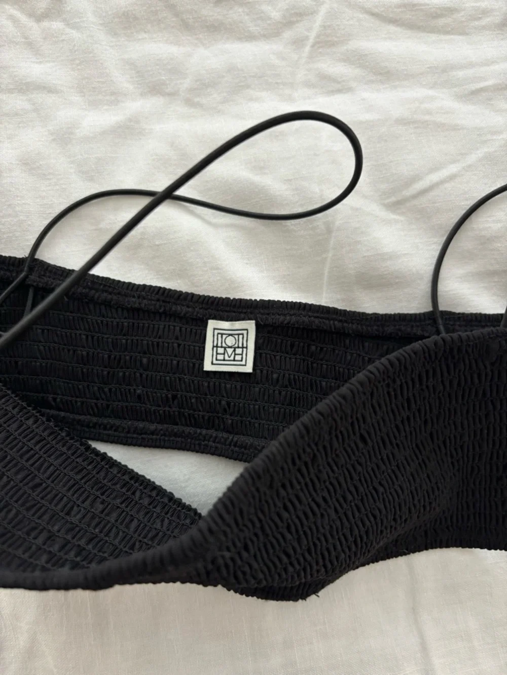 Toteme Smocked Black Bikini - Picture 6 of 7